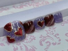 ネイルサロン ヴィヴィ(nail salon ViVi)/定額フットネイルB￥7200