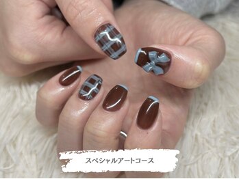 サロン ド スーリール 新市街店(salon de SOURIRE)/◇チェックネイル◇