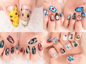 レイネイル 岐阜茜部店(RAY NAIL)の写真/推しネイル!LIVEネイルetcイベントに合わせたオリジナルデザイン☆デートに◎のモテネイルもお任せ下さい♪