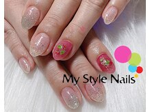 マイ スタイル ネイルズ(My Style Nails)/ラメグラデーションジェル