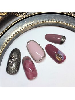 グリッター(GLITTER)/ガーリーネイル