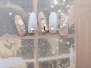 ネイルサロン&スクール ジーナ(GINA)/きれいめパールクリスマス