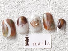 アイネイルズ 梅田店(I nails)/個性派ぷっくりニュアンス￥9200