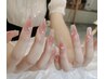 ◆チーク、フレンチベース＊パーツ付け放題 【オフ込み】
