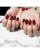 エリー(ellie)/ボルドー ワンカラーネイル