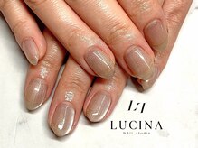 ネイルスタジオ ルキナ(LUCINA)/T-098 キレイめマグネットネイル