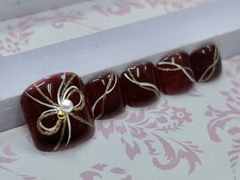 定額フットネイルB￥7200