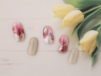 クインテット ネイル 千歳烏山店(Quintet nail)/4月おすすめアート パラジェル