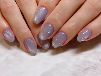 ブルー(BLUE)/narumi しずくネイル