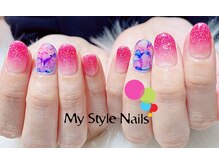 マイ スタイル ネイルズ(My Style Nails)/ラメグラデーションジェル