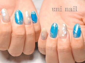 ユニネイル(uninail)/水彩ニュアンスネイル