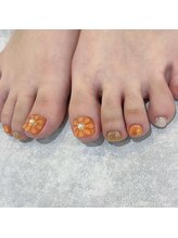 レジアント(Rediant)/オレンジ×ぷっくりフラワー