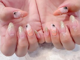 ＃夏ネイル＃お花ネイル