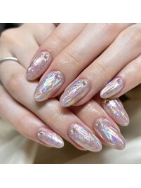 オーロラネイル☆キラキラ