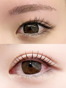 ミールアイラッシュ(mir.eyelash)の写真/垢抜け効果抜群◆パリジェンヌラッシュリフト+美眉スタイリング♪高技術と丁寧な施術で大満足のお目元へ★