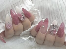 ローズフラッシュネイル