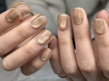 エマ ランド(emma land)の写真/他とは違う繊細なニュアンス♪ニュアンス大得意のネイリストが手掛ける【シンプルニュアンスコース¥8,500】