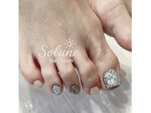 ソリュン(Solune)の雰囲気（フットバス付使用したトゥースペンサー・ファイルはプレゼント）