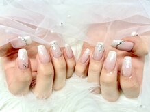 ネイルネージュ 錦糸町(Nail Neige)/持ち込み/キラキラネイル/春