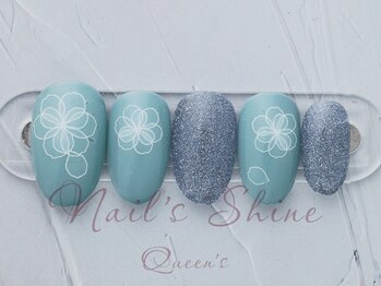 ネイルズシャインクイーンズ(nail's Shine Queen's)/上品トレンドアート