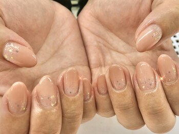 ディーネイル 京橋(D-nail)/立和名/シンプルキラキラグラデ