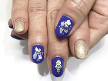 クォーターリゾートネイル(QUARTER RESORT nail)/チークネイル☆