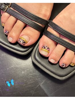 モルフォ 千駄ヶ谷(Morpho)/秋のフットネイル