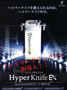 フェルマータ リュクスの写真/超痩身☆ハイパーナイフを超えるハイパーナイフEXを導入!さらにハイパーシェイプも同時入荷！Wで痩身効果◎
