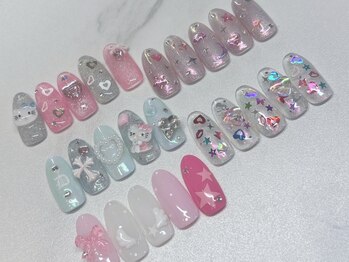 ミルキーウェイバイミーネイル 南堀江店(Milkyway by menail)/サンプル多数/オーロラネイル