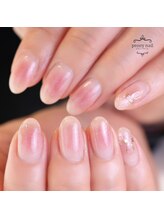 ピオニーネイル(peony nail)/濃いピンクのチークマグ