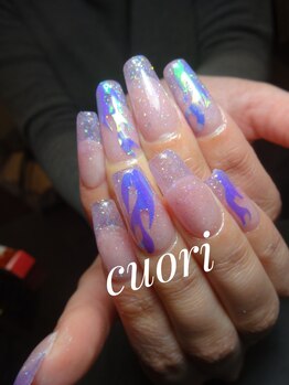 クオーリ(Cuori)/春　夏　スカルプ　クリアネイル