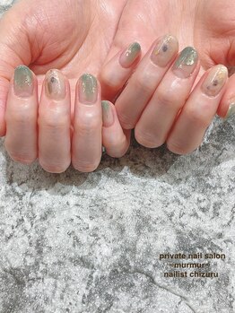 プライベート ネイルサロン マーマ(murmur)/くすみカラーニュアンス