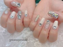 ポミーネイル 渋谷店(Pomy nail)/ホワイトゴージャスネイル