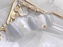 ネイルサロンアンドスクール ラフィーネ 池袋店/きれいめ人魚の鱗◆￥6990