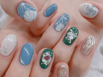 ディーネイル 四条烏丸(D-nail)/【山田】卒業式ネイル