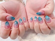 ラルネイル 大宮(Lull. nail)/＃ラメグラ＃ギャラクシーネイル