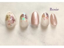 ロージィ(Rosie)/紫陽花ネイル