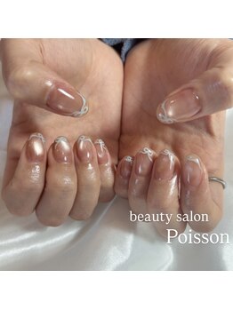 ポイソン(POISSON)/magnet × ribbon nail