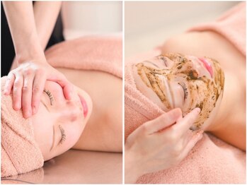 エクリュ 筑紫野二日市店(Ecru)の写真/【小顔コルギ&ハーブピーリングSET★75分¥5980】華奢なフェイスライン&触りたくなるツヤ肌を手に入れて♪