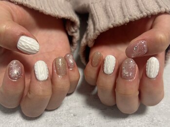 ひまりネイル(ひまりnail)の写真/《持続する艶ネイル.*》こだわりのトップジェル使用☆オフィスでも楽しめる上品アートや自爪風仕上げも◎