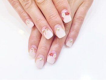 ネイルコレクション ピンク(Nail Collection Pink)/ジェル放題☆手描き桜や梅も