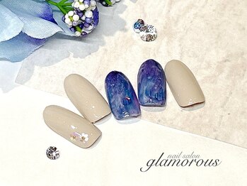 ネイルグラマラス 西新井店/《パラジェル》梅雨Design