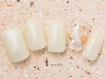 アイネイルズ 町田店(I nails)/シンプルパーツアーチ7480円