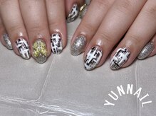 ユン(yun)/雪どけツイードネイル