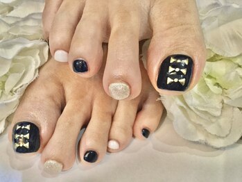 フリースタイル(Free Style)/☆ガーリーリボン色変えフット☆