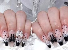 プティネイル(Puty Nail)/ドットフレンチネイル　スカルプ