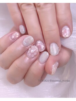 モナールアンド(MONNAL&)/桜ネイル