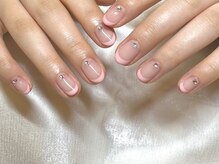 エスネイル(eth_nail)/春フレンチ
