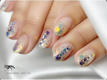 ルブランネイルエスオー(Loup blanc nail=s/o)/