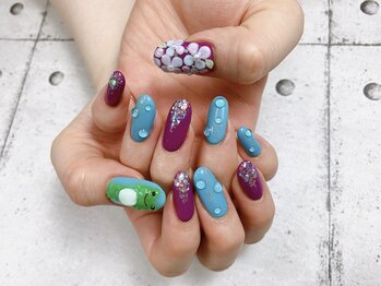 ネイル ビューティーマジック 葛西本店/梅雨デザインネイル